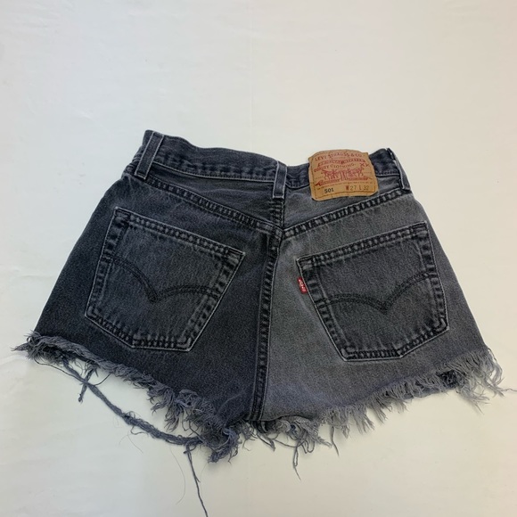Levi's Pants - Levi’s Women’s Denim Shorts - Black - Back is Half Black and Grey
